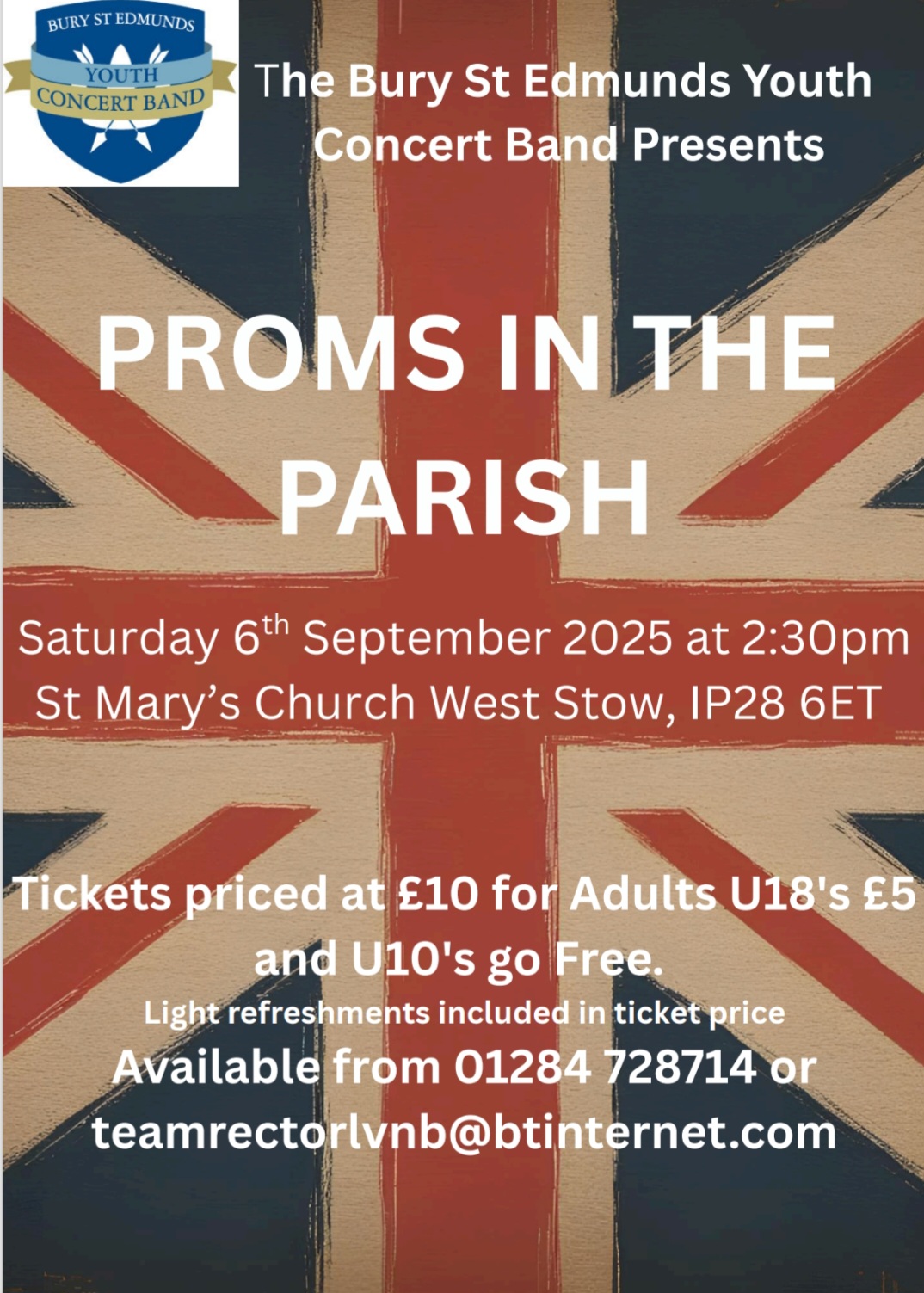 Youth Concert Band - Proms in the Parish